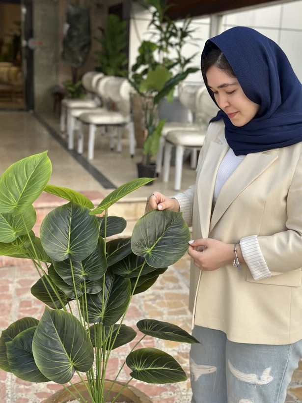 درختچه دیفن مصنوعی ۹۰ سانتی ۲۴ برگ
